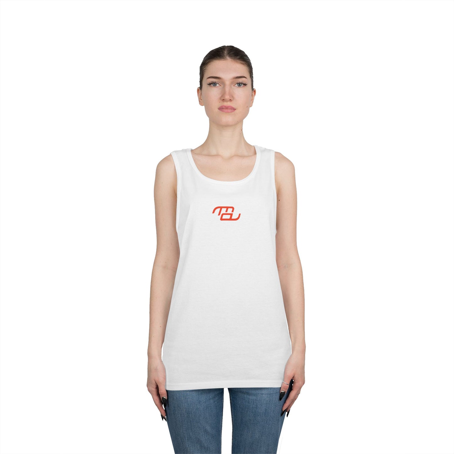 Fearless Unisex Cotton Tank Top (back print)