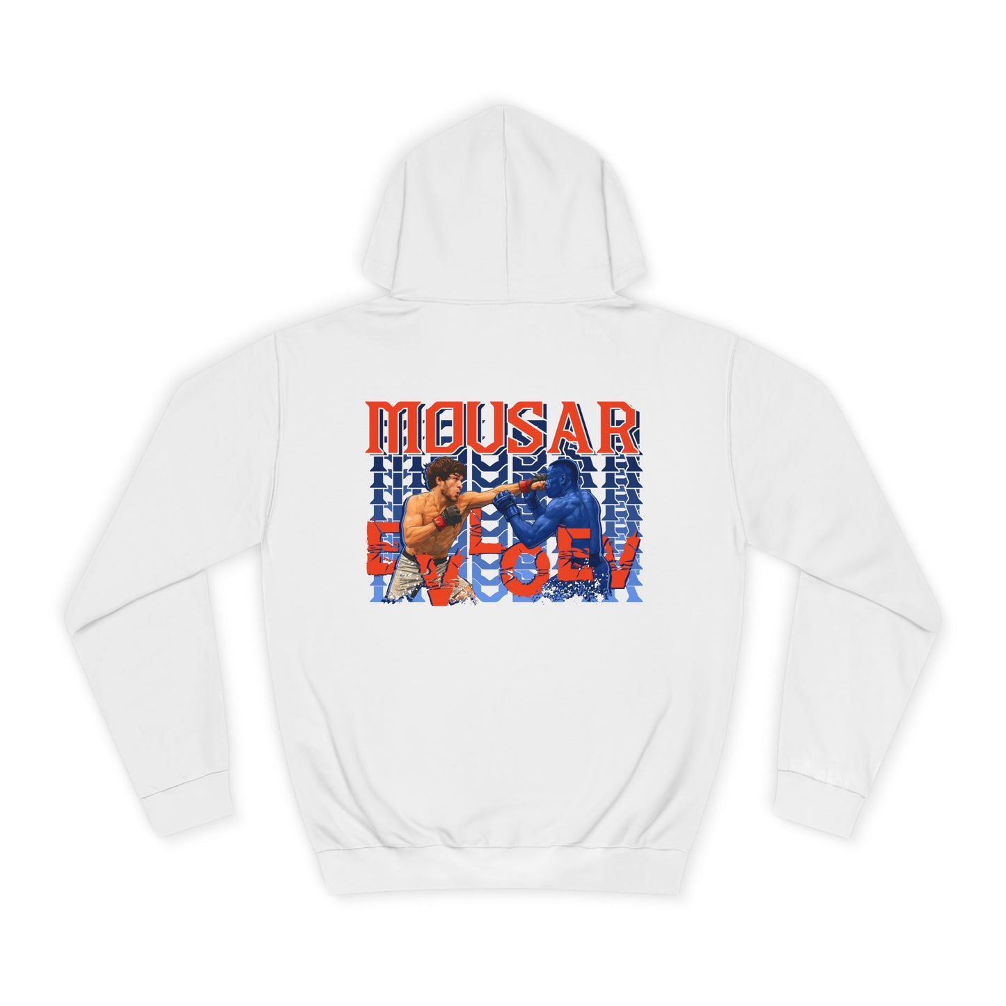 Movsar fighting College Hoodie (back print)