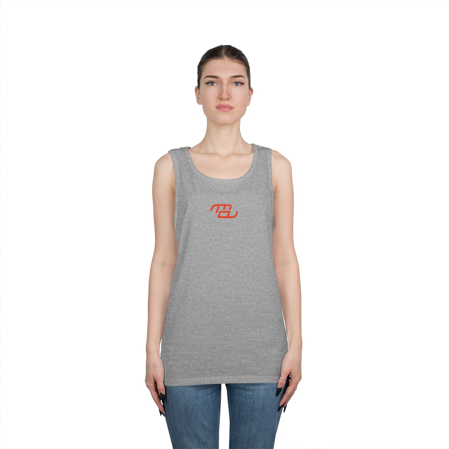 Fearless Unisex Cotton Tank Top (back print)