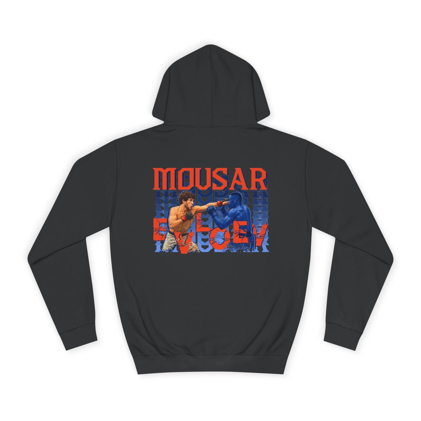 Movsar fighting College Hoodie (back print)