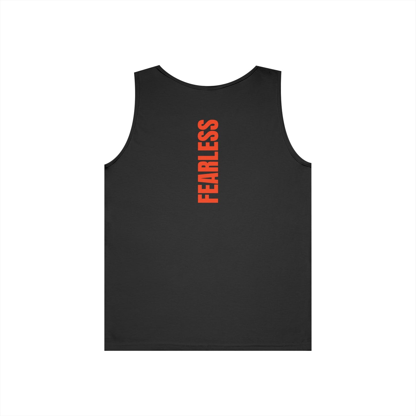 Fearless Unisex Cotton Tank Top (back print)